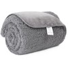Pawque Pet Blanket 30”x40”, Waterproof Sherpa Fleece Pet Blanket Soft