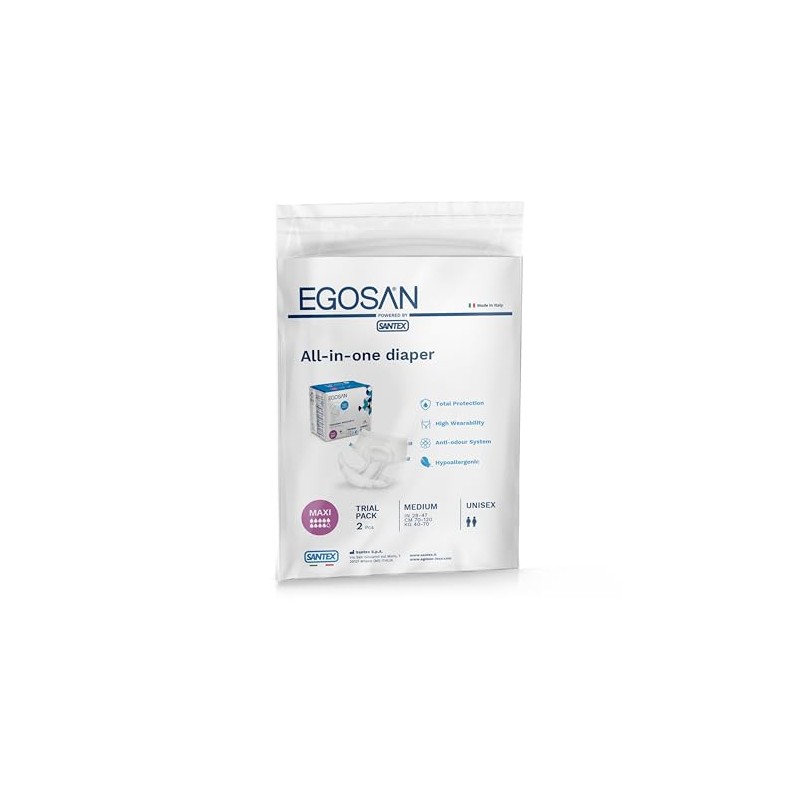 EGOSAN Maxi Incontinence Adult Diaper Brief Maximum Absorbency and Adjustable