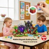 Wattlink Magnetic Building Blocks Set, 200 Pieces Pixel Style Construction