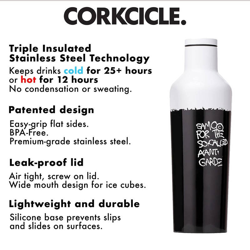 Corkcicle BSQ2016GW Samo Stainless Steel Thermos Flask, 47 cl