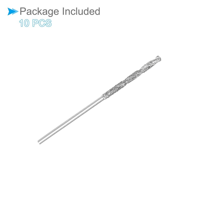 CoCud Diamond Twist Drill Bit Drill Bit Diameter 0.8mm Metric