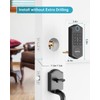 Keyless Entry Door Lock,HEANTLE Fingerprint Smart Deadbolts with Touchscreen Keypad