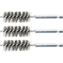 BGS 3078-18-S | Steel Brush | 18 mm | 6.3 mm (1/4") Drive | 3 pcs.