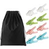 Bakecat Windproof Clothes Pegs, 60Pcs Plastic Clothes Pegs for Washing