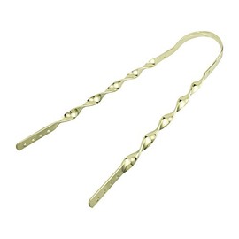 Fenix Cycles Sissy Bar Flat Twisted, Sizes (Gold, for 20" Bikes)