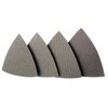 HOMESOM 80mm Triangular Diamond Polishing Pads Electroplated Sanding Pad for
