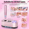JOSGLOI Electric Nail Drill Professional: 40000RPM Electric Nail File Kit