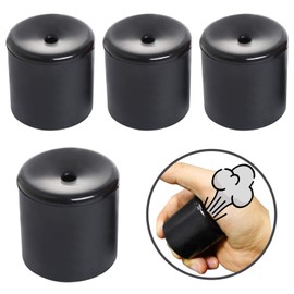 SHENGSEN 4 PCS Novelty Squeeze Pooter Break Machine Funny Le Tooter Prank Breaking Noise Maker Handle Kids Adult Gags Practical Joke Party Gift Breaking Toy (Black)