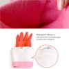 Myungjin Fleece-Lined, Flock Lining, Insulated Medium Cuff, Reusable Waterproof Household