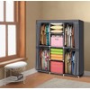YOUUD Portable Clothes Storage Closet Organizer - Gray