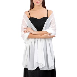 Women's Stole Scarf Silk Scarf Wrap Pashmina for Wedding Evening Ceremonies Winter Scarf Ladies Cuddly, beige, Unit size