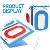SUPVOX Portable Tabletop Scoreboard Flipper for Volleyball Basketball Tennis Soccer