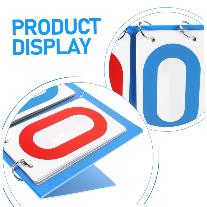 SUPVOX Portable Tabletop Scoreboard Flipper for Volleyball Basketball Tennis Soccer