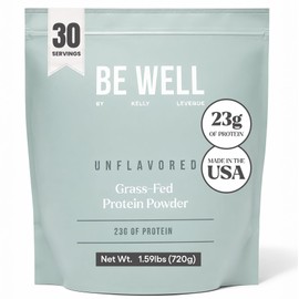 Be Well by Kelly LeVeque Proteína En Polvo de Carne de Res Alimentada Con Pasto Sin Sabor Be Well By Kelly, 23 G de Proteína Y Cero Carbohidratos(1...
