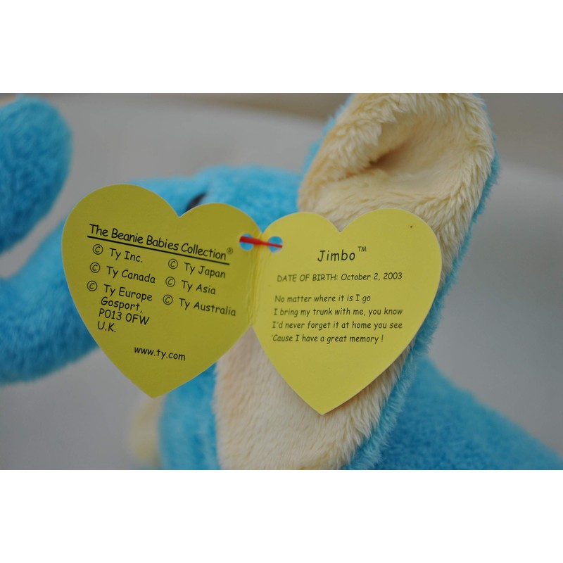 TY Beanie Baby - JIMBO the Elephant (Circus Beanie) [Toy]
