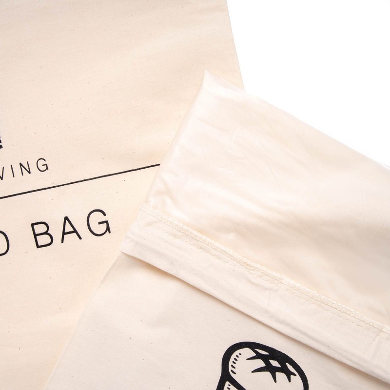 Bread Bag Plastic Lined Size 44x35 cm | 2 Pack