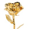 Long Stem Rose Gifts Dipped 24K Real Artificial Flower with