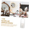 Ciieeo Rotating Makeup Brush Holder Cover Cosmetic Organizer for Vanity