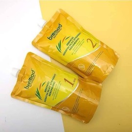 BREMOD Keratin Silky Straight Rebonding Set - For Professional Use Only