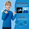 MEETWEE Jungen Mädchen Langarm Rash Guard Weste Kinder Schwimmen Top