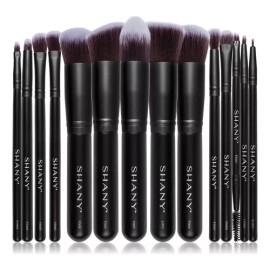 Shany Black Bombshell - Juego De Brochas De 14 Piezas - Cole