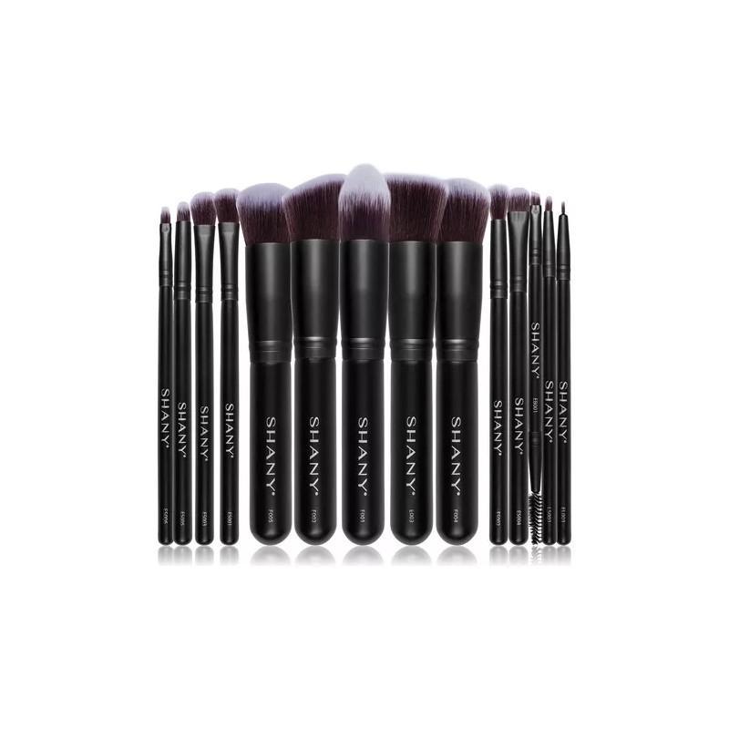 Shany Black Bombshell - Juego De Brochas De 14 Piezas