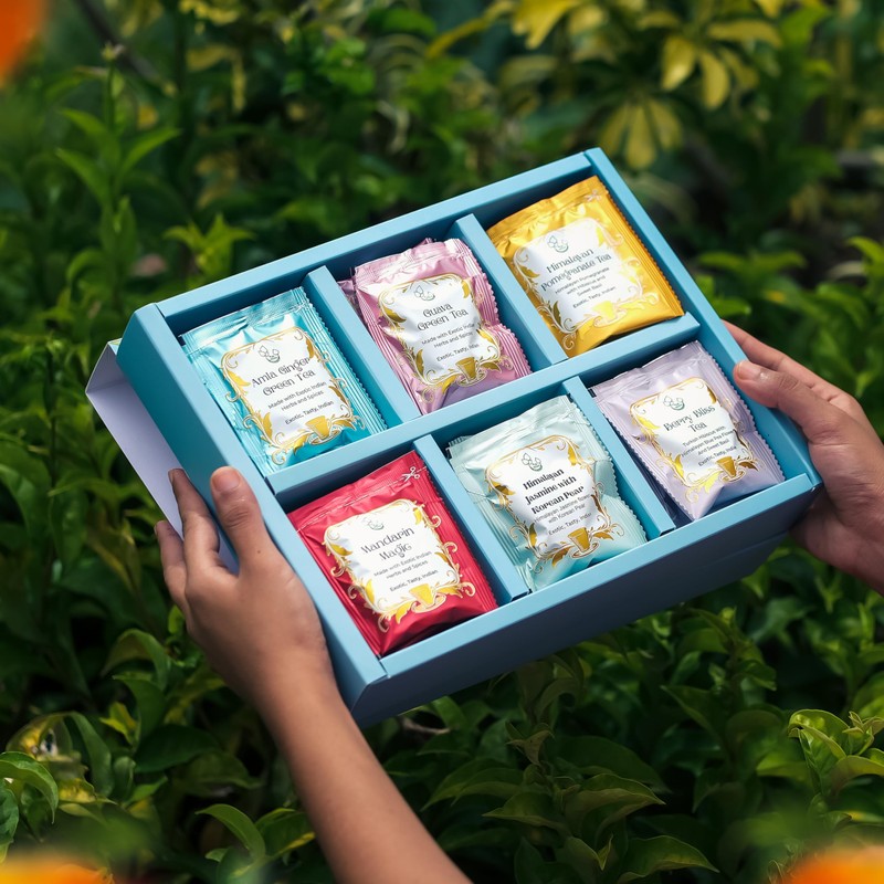 The Vedas garden of Fruits Premium Herbal Tea Selection Gift