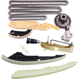 Niyako 06H109469AD 06H109469T Engine Timing Chain Kit Fit 2009-2015 V‘-W Jetta T’-iguan GTI Passat Beetle A‘-udi A4 A6 Q5 TT 2.0T