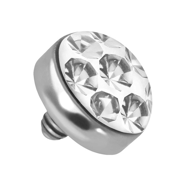 PIERCINGLINE Titanium Dermal Anchor Attachment Disc + Epoxy Choice of