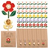 Kigeli 48/96 Pcs Teacher Appreciation Pin Gifts Bulk Enamel Flower