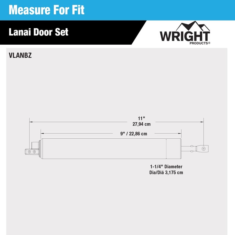 Wright Products Lanai Corrosion Resistant Screen Door Hardware Kit –