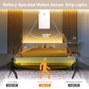 echosari Battery Operated Motion Sensor Cabinet Strip Lights, 9.8Ft 90