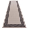 Pinoletti Border Design Printed Slip Resistant Rubber Back Latex Runner