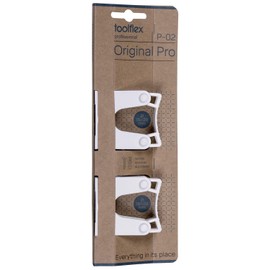 Toolflex Original Bracket Double Pack 15-20 mm White