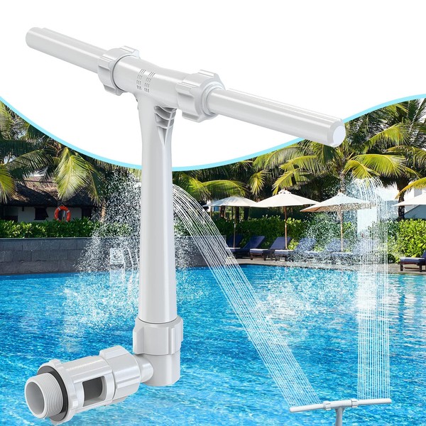 [Patent Pending] POOLHACKER 2025 Upgrade Pool Fountain - Dual Spray