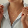 Turandoss Bubble Letter Necklace Gold - Gold Necklace for Women,