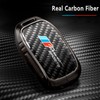 SLAKNOK for Honda Key Fob Cover with Keychain,Real Carbon Fiber