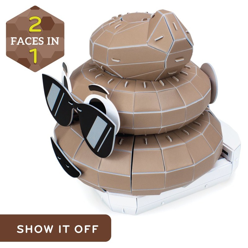 3D Foam Emoji Model, Deuces On The Loose