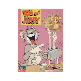Small Planet Tom and Jerry Toast Poster Sticker