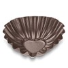 Staedter Piccolino Heart Set, Brown, 9 x 2.5 cm, 6-Piece