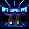 5Pcs Black Finger Cover Game Controller Sweat Proof Non-Scratch Sensitive