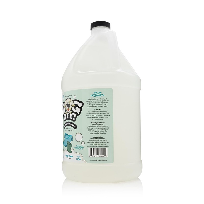 Bark2Basics Dog-Off Laundry Liquid Detergent, 1 Gallon - 128 Loads,
