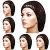 Geyoga 6 piezas de red de pelo para mujer, malla