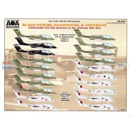 AOA48019 1:48 AOA Decals - USN/USMC OV-10A Bronco in the Vietnam War Era: VAL-4