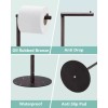 Toilet Paper Holder Stand, Free Standing Toilet Paper Roll Holder