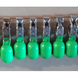 Prairie Tackle Ice Fishing Depth Finder Clip 1 1/2 Ounce - Green