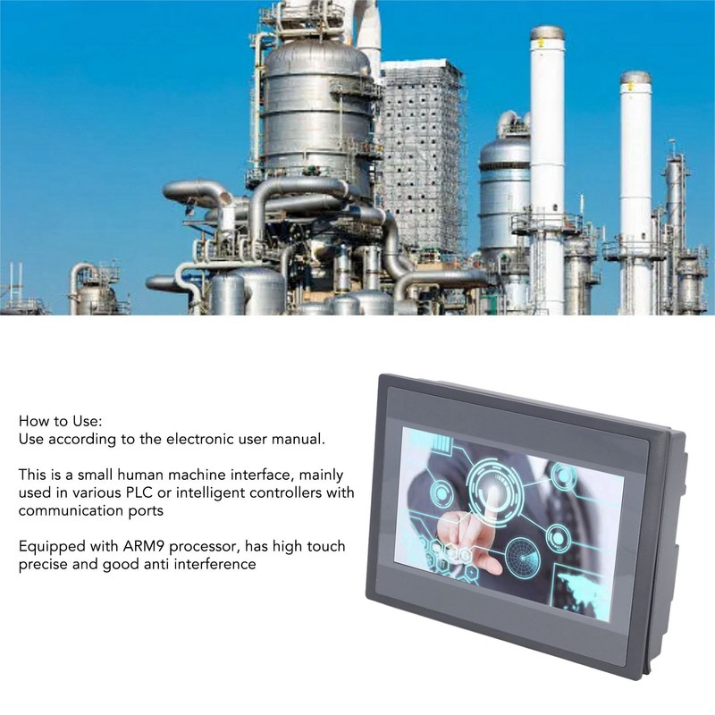 HMI Touch Screen 7in TFT LCD Display PLC Control Screen