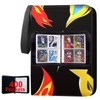 Trading Card Binder 4-Pocket, Hold 400 Cards Collectible Trading Card