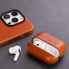 MAOGOAM for AirPods Pro 2 Leather Case Cover with Button,