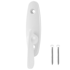 Aluminum Tribeca Style Gliding Door Thumb Latch for Andersen Sliding Door Lock Replacement, Screws Included, #2573609, White